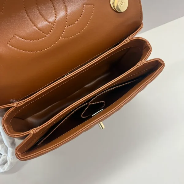 Chanel Trendy CC Caramel Quilted Shoulder Bag - Image 3