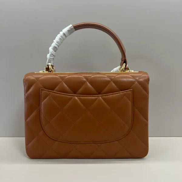 Chanel Trendy CC Caramel Quilted Shoulder Bag - Image 5