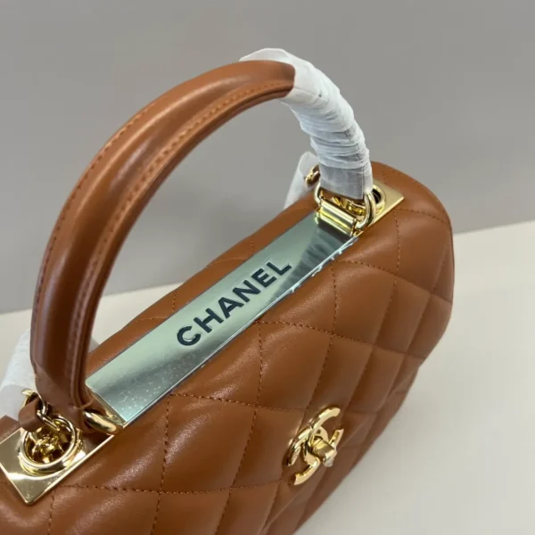 Chanel Trendy CC Caramel Quilted Shoulder Bag - Image 6
