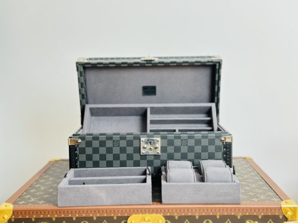 Cufflinks Case Damier Graphite Canvas