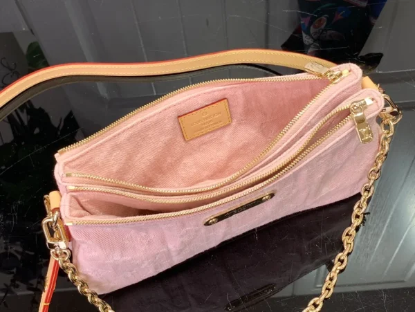 Designer Embossed Shoulder Chain Bag - Image 2