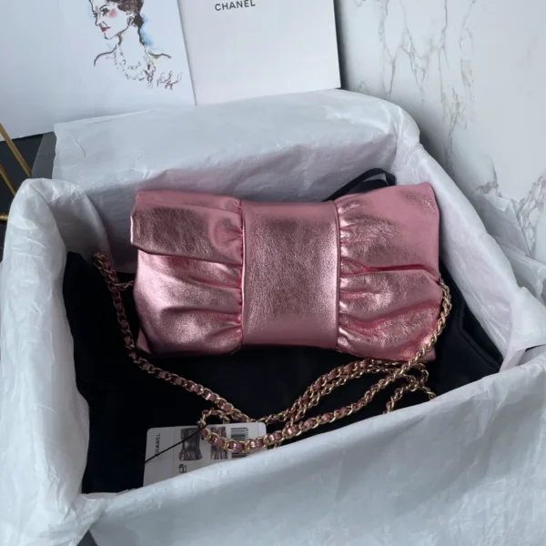 Exquisite Genuine Leather Bowknot Crossbody Bag - Image 6