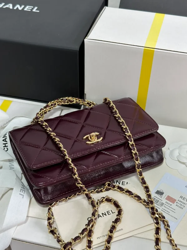 Fortok Chanel 24B twisted Chain Handle Woc Bag - Image 10
