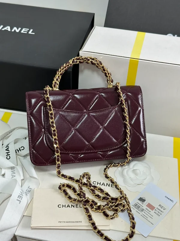 Fortok Chanel 24B twisted Chain Handle Woc Bag - Image 2