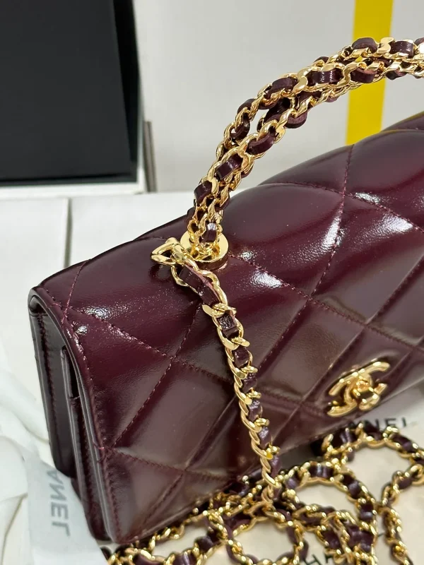Fortok Chanel 24B twisted Chain Handle Woc Bag - Image 7