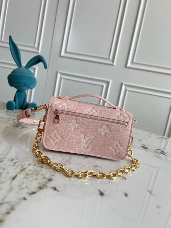 Louis Vuitton Pochette Métis Rose Trianon / Creme - Image 4