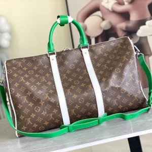 Keepall Bandoulière 50 Monogram Macassar Canvas