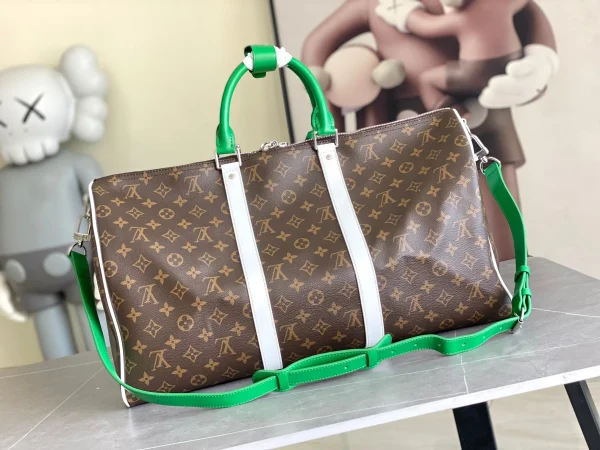 Keepall Bandoulière 50 Monogram Macassar Canvas