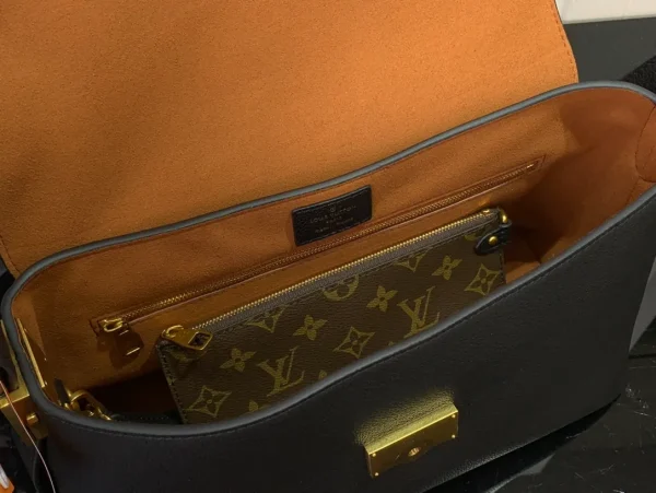 LOUIS VUITTON Low Key Messenger Bag Black - Image 11