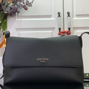 LOUIS VUITTON Low Key Messenger Bag Black