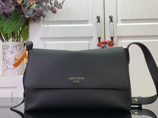 LOUIS VUITTON Low Key Messenger Bag Black