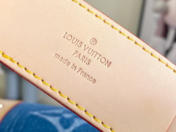 LOUIS VUITTON Monogram Denim Keepall Bandouliere 45 Bag - Image 7