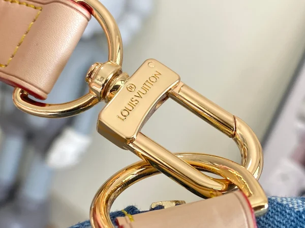 LOUIS VUITTON Monogram Denim Keepall Bandouliere 45 Bag - Image 10