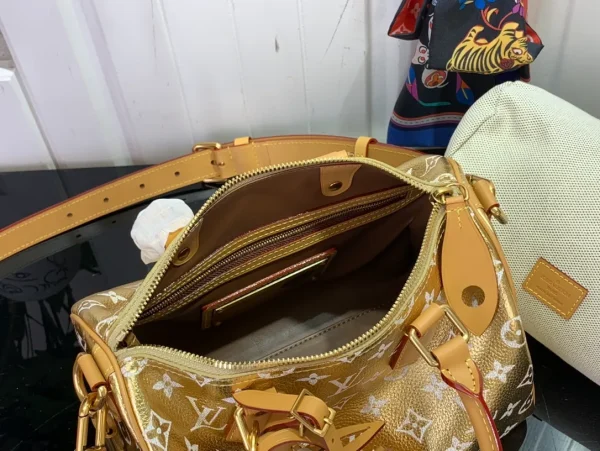 LOUIS VUITTON Monogram Laminated Jacquard Nano Speedy Bag - Image 2