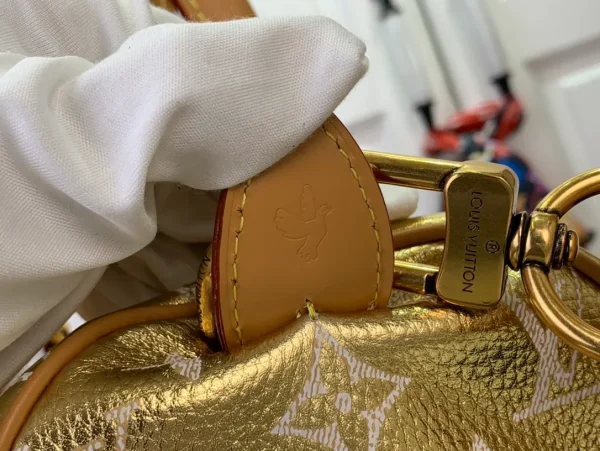 LOUIS VUITTON Monogram Laminated Jacquard Nano Speedy Bag - Image 4
