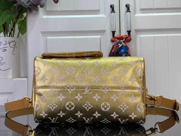 LOUIS VUITTON Monogram Laminated Jacquard Nano Speedy Bag - Image 6