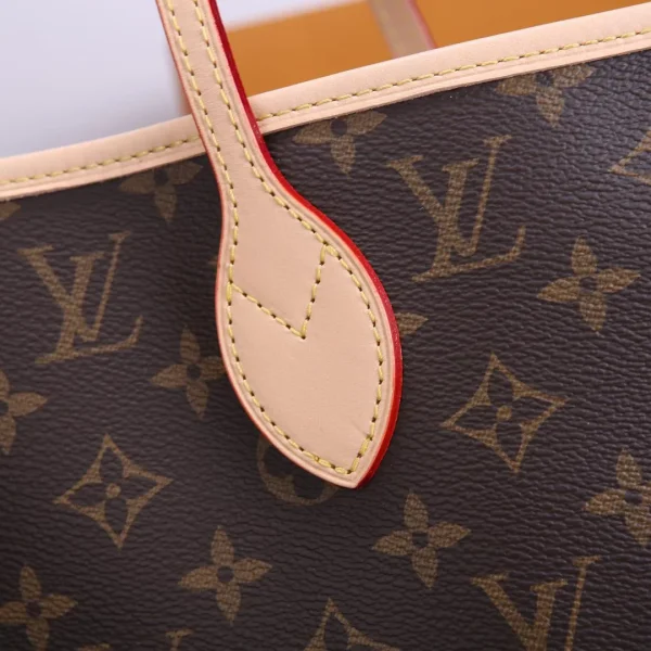 LOUIS VUITTON Monogram Neverfull MM Tote Bag Brown - Image 7