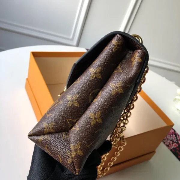 Louis Vuitton Black Monogram Canvas and Leather Saint Placide Bag - Image 4