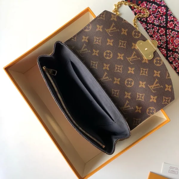 Louis Vuitton Black Monogram Canvas and Leather Saint Placide Bag - Image 6