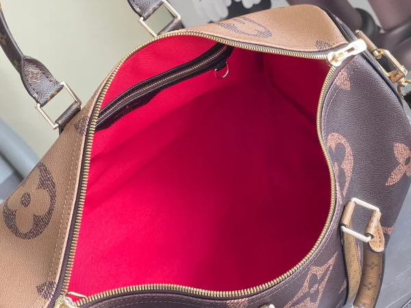 Louis Vuitton Giant Monogram Canvas Keepall Bandouliere 50 Duffle Bag - Image 9