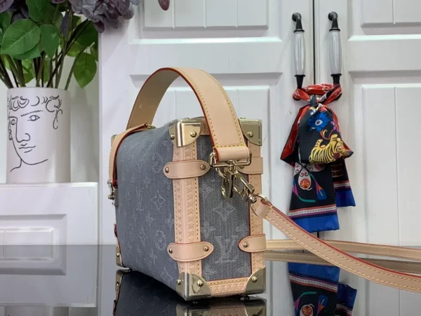 Louis Vuitton LV Side Trunk MM Trianon Gray - Image 3