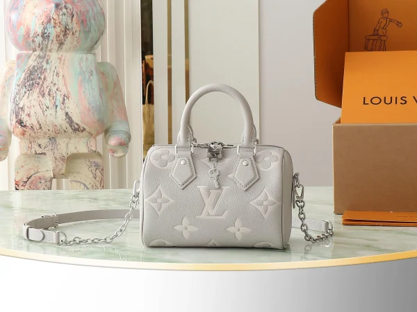 Louis Vuitton Monogram Empreinte Leather Speedy Bandouliere