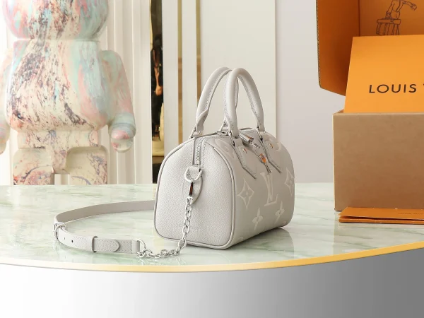 Louis Vuitton Monogram Empreinte Leather Speedy Bandouliere - Image 5