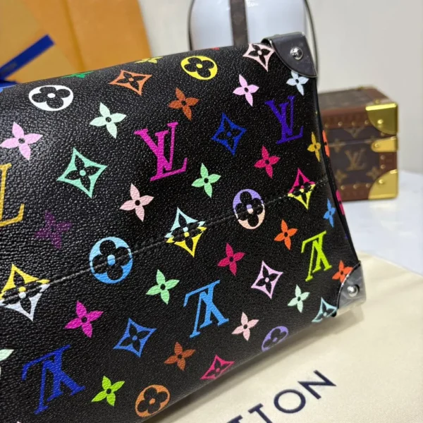 Louis Vuitton Murakami Multicolor Monogram Speedy Noir bag - Image 3