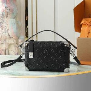 Louis Vuitton Noir Monogram Calf Leather Side Trunk Louis Vuitton