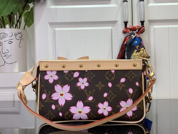 Louis Vuitton x Takashi Murakami Cherry Blossom Pochette - Image 4
