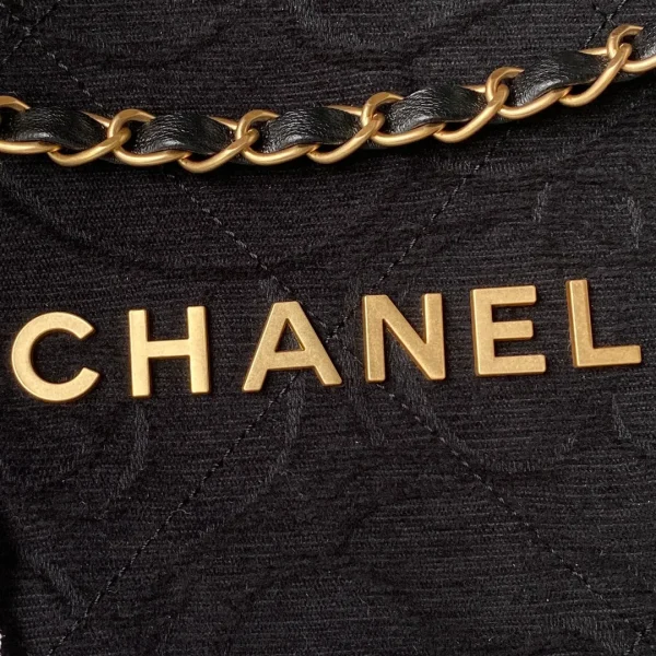 Luxury Calf Leather Chain Black Leather Bag - Image 6