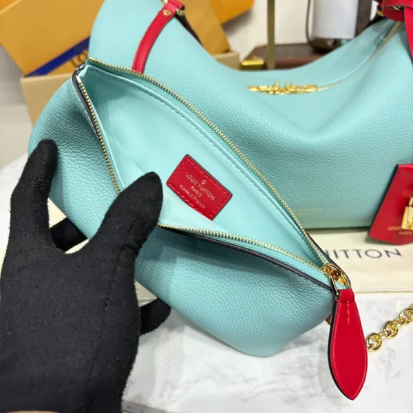 Luxury Pre-Loved Louis Vuitton Pallas Red/Monogram Tote - Image 3