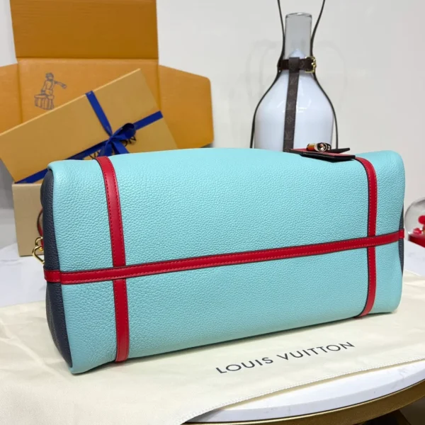 Luxury Pre-Loved Louis Vuitton Pallas Red/Monogram Tote - Image 7