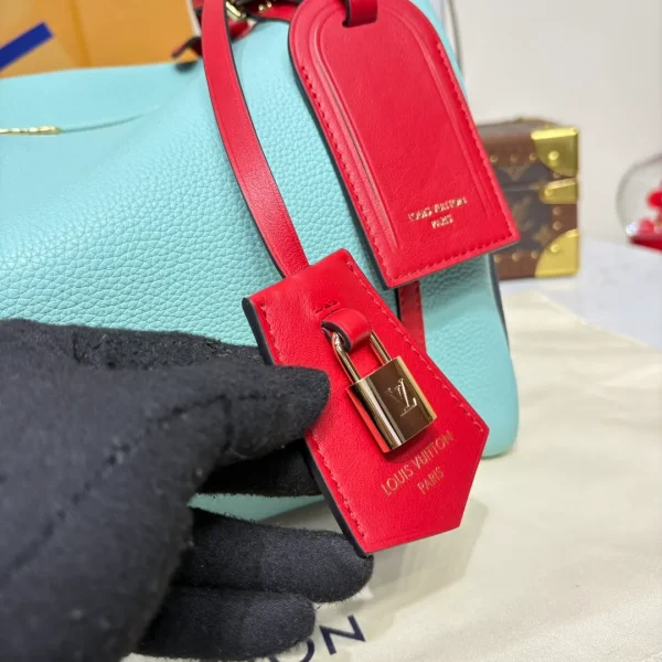 Luxury Pre-Loved Louis Vuitton Pallas Red/Monogram Tote - Image 8
