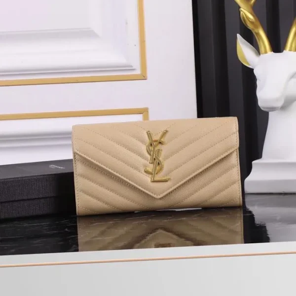 Saint Laurent Cassandre Matelasse Large Flap Wallet