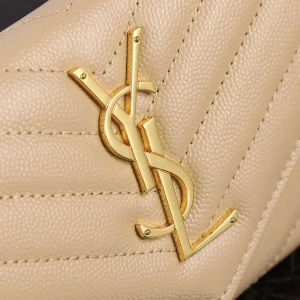 Saint Laurent Cassandre Matelasse Large Flap Wallet - Image 9