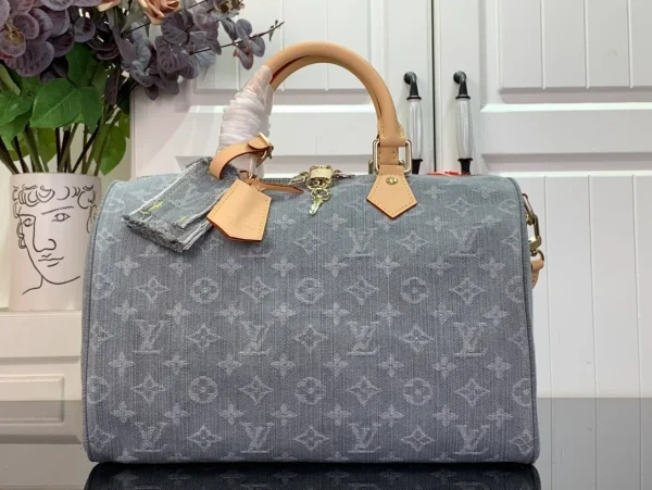Speedy Soft 30 Monogram Denim