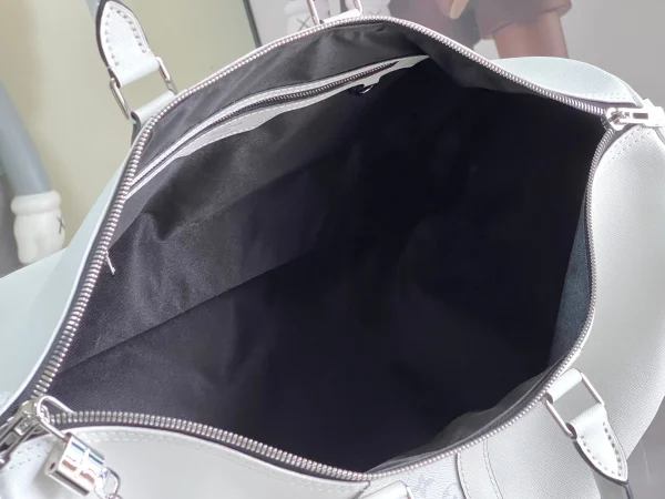 Vintage Canvas Leather Duffle Bag - Image 10