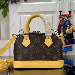 Authentic LOUIS VUITTON Monogram Nano Alma Bag