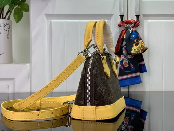 Authentic LOUIS VUITTON Monogram Nano Alma Bag - Image 4