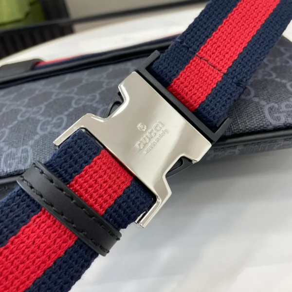 Black / Grey GG Supreme Belt Bag - Image 8