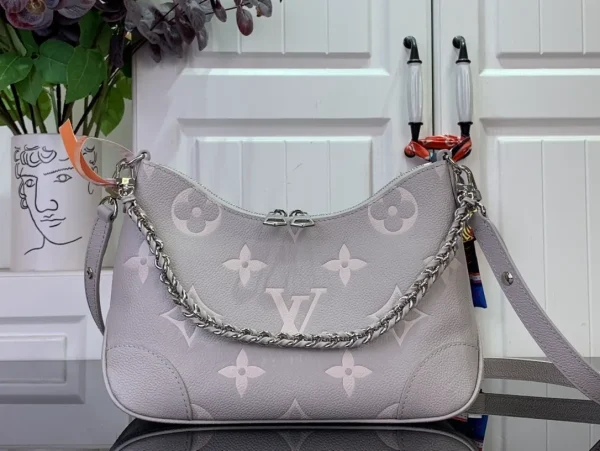 Boulogne PM Bicolor Monogram Empreinte Leather Women Handbags