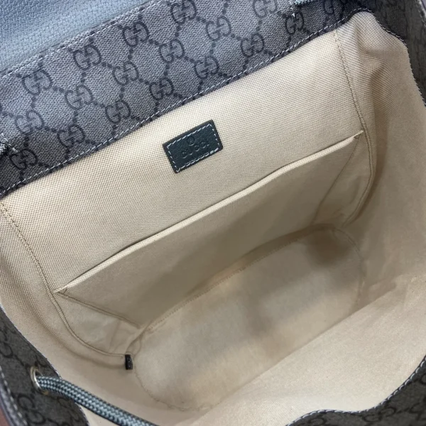 Brown leather gucci backpack outlet - Image 2