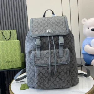 Brown leather gucci backpack outlet