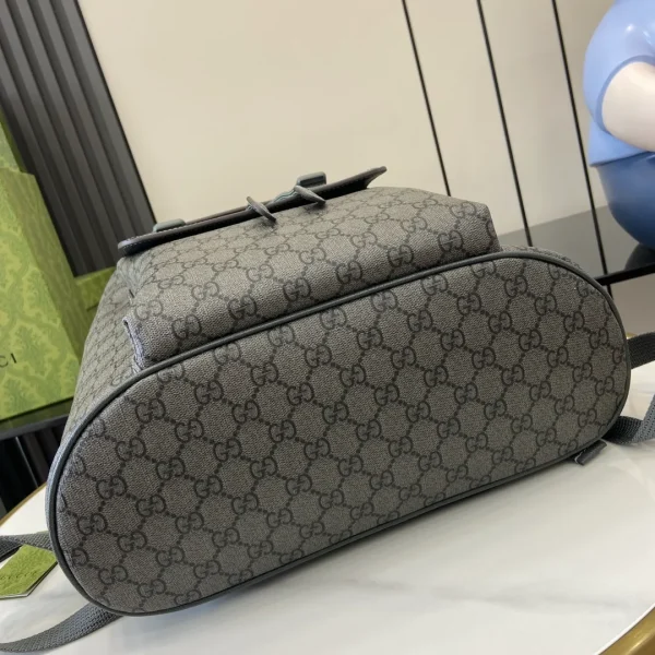 Brown leather gucci backpack outlet - Image 7