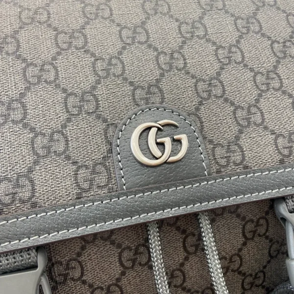 Brown leather gucci backpack outlet - Image 8