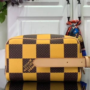 Damier Cotton Sweatshirt Bag