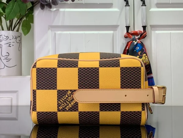 Damier Cotton Sweatshirt Bag