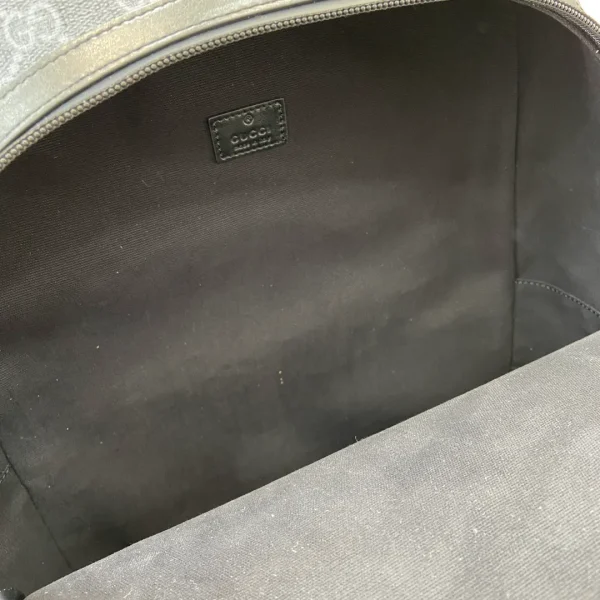 GG Black medium backpack in black Supreme - Image 11