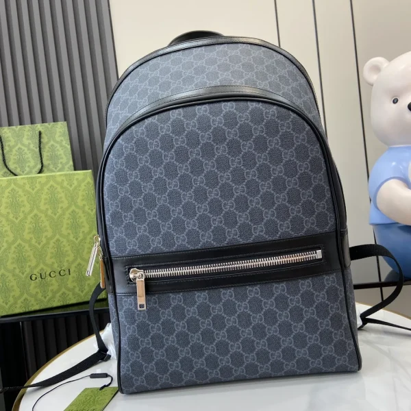 GG Black medium backpack in black Supreme